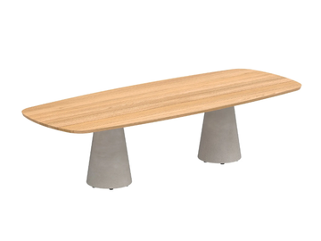 CONIX - Rectangular teak garden table by Royal Botania - view 2
